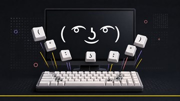 Gerador de Kaomoji: Monte Carinhas do Teclado (◕‿◕)